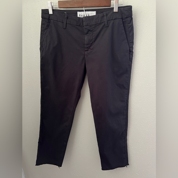 New FRANK & EILEEN Sz 6 Black Italian Performance Denim
Wicklow Crop Pants - Picture 3 of 9